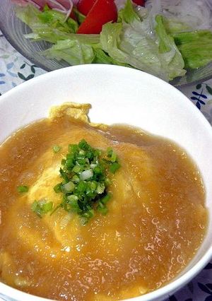 炊き込みご飯で和風あんかけオムライス-レシピのメイン写真