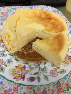 『半熟チーズケーキ 』材料少なく美味♡-レシピのメイン写真
