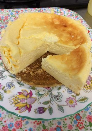 『半熟チーズケーキ 』材料少なく美味♡-レシピのメイン写真