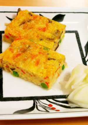 千草焼きと大根の甘酢漬け-レシピのメイン写真