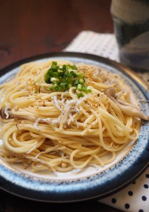 しらすとキノコのごまパスタ-レシピのメイン写真