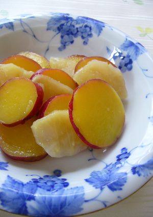 さつま芋とリンゴの煮物：レオン亭-レシピのメイン写真