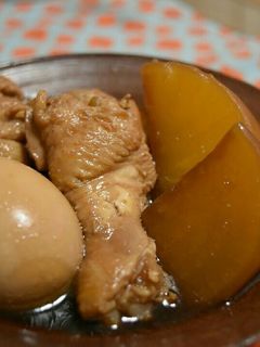 大根と鶏の手羽元の甘辛煮-レシピのメイン写真