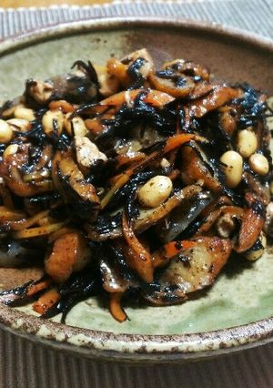 簡単♪ひじきと大豆の煮物-レシピのメイン写真