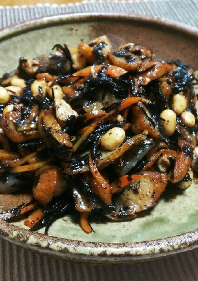 簡単♪ひじきと大豆の煮物-レシピのメイン写真