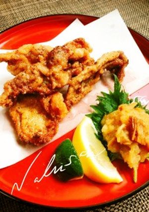 なめ茸おろしで食べる和風竜田揚げ-レシピのメイン写真