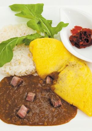 カフェごはん風☆カレーオムライス-レシピのメイン写真