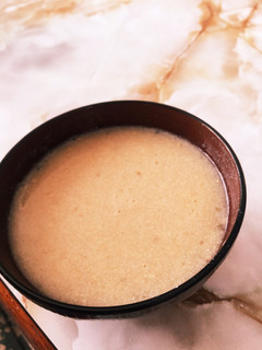 鶏の茹で汁&豆乳であったか味噌スープ☆-レシピのメイン写真