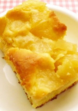 カラメルりんごのケーキ・保育園給食-レシピのメイン写真