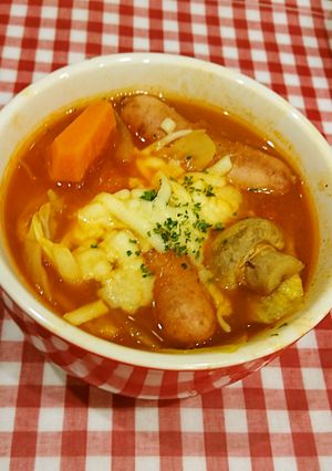 トマトたっぷりポトフ&ミネストローネ-レシピのメイン写真