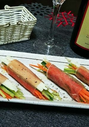 さけるチーズと生ハムで簡単おつまみ☆-レシピのメイン写真