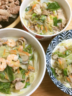 卵乳不使用 豆乳なのに普通のちゃんぽん-レシピのメイン写真