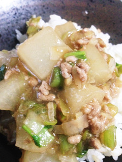 トロッとコク旨!角切り大根の香味あんかけ-レシピのメイン写真