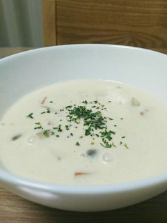 ベーコンとしめじのお手軽チャウダー-レシピのメイン写真