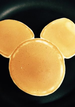 ホットケーキでミッキー(^.^)-レシピのメイン写真