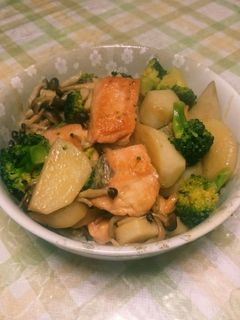 鮭と里芋のバター照り焼き♪-レシピのメイン写真