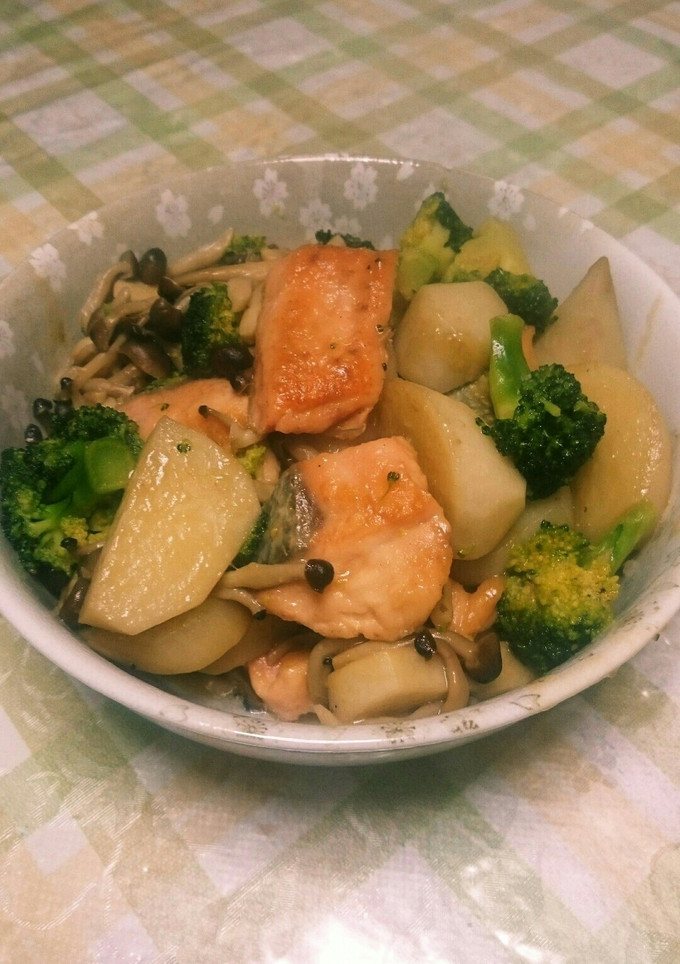 鮭と里芋のバター照り焼き♪-レシピのメイン写真
