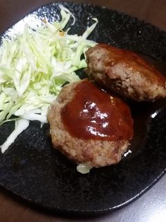 卵を使わない我が家のハンバーグ-レシピのメイン写真