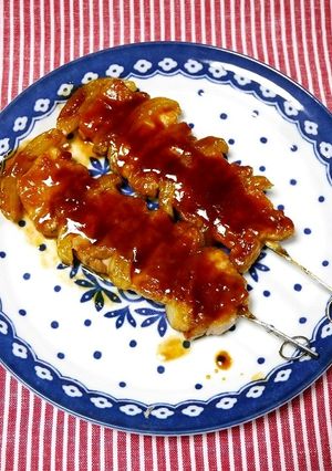 フライパンで焼き鳥風♪焼き酢豚-レシピのメイン写真