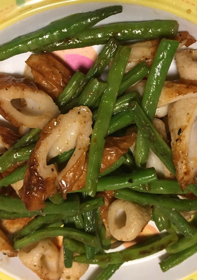 ちくわとさやいんげんの簡単炒め物-レシピのメイン写真