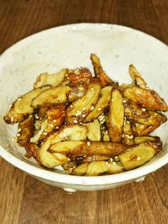 ごぼうとちくわの甘辛炒め♪-レシピのメイン写真