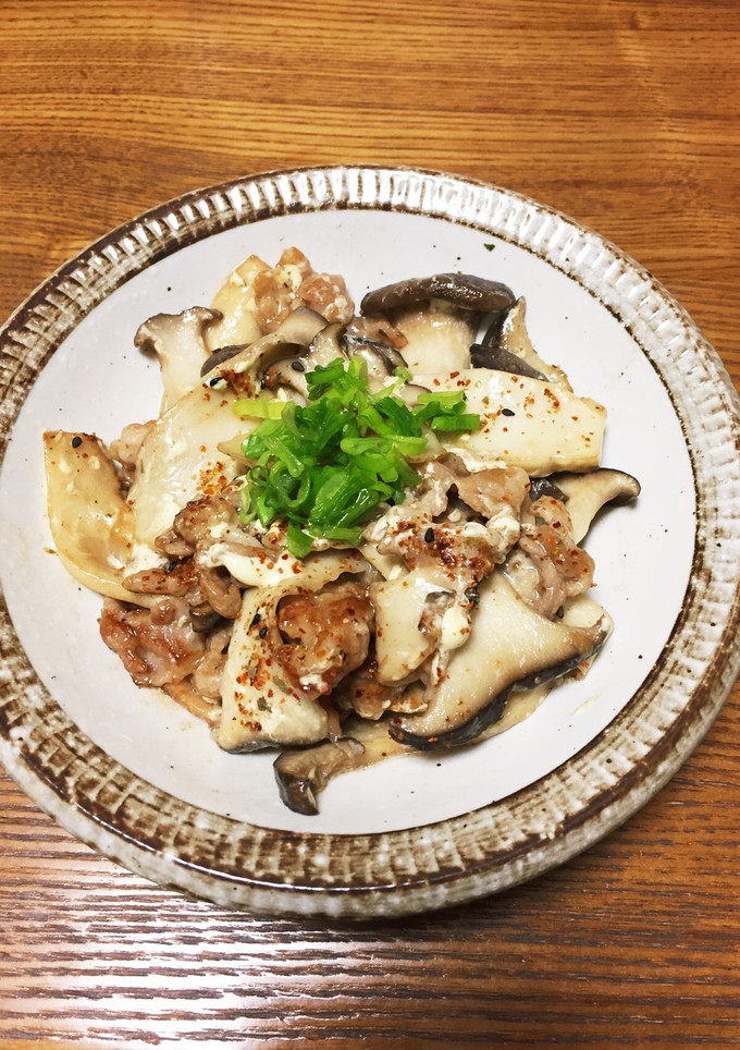 豚肉とエリンギの七味マヨネーズ焼き-レシピのメイン写真