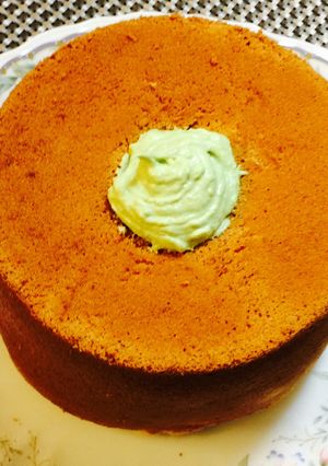アボカドサワークリームインシフォンケーキ-レシピのメイン写真