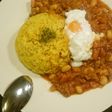 カフェ風カレー。~ポーチドエッグ添え~