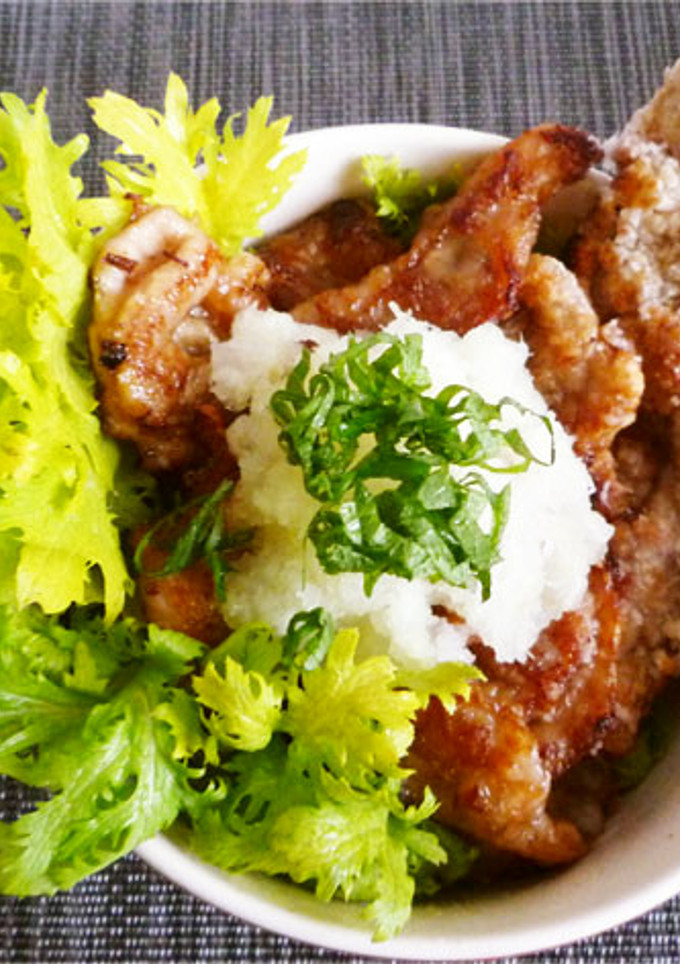 豚唐揚げの豚丼-レシピのメイン写真