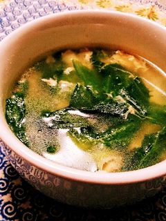☆5分で完成☆レタスと卵の簡単中華スープ-レシピのメイン写真