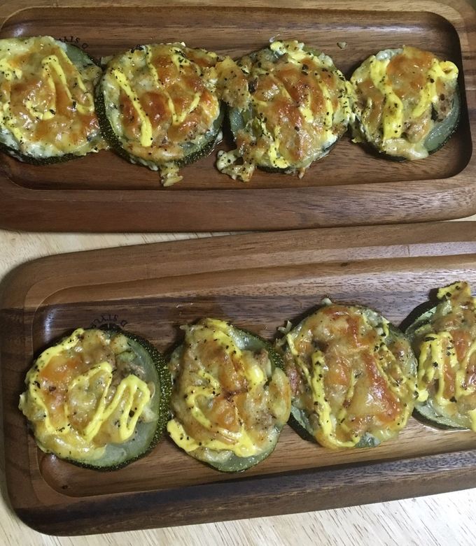 ズッキーニのチーズ焼き by りんGarden 【クックパッド】 簡単