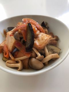 厚揚げ豆腐とお野菜のピリ辛煮-レシピのメイン写真