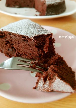 つぶつぶチョコのスフレ・ガトーショコラ-レシピのメイン写真