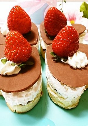 市販のスポンジケーキで簡単チョコケーキ-レシピのメイン写真