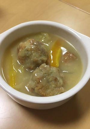 茄子入り肉団子とキャベツのシチュー⭐︎-レシピのメイン写真