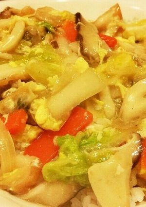なべの残り汁で中華丼-レシピのメイン写真