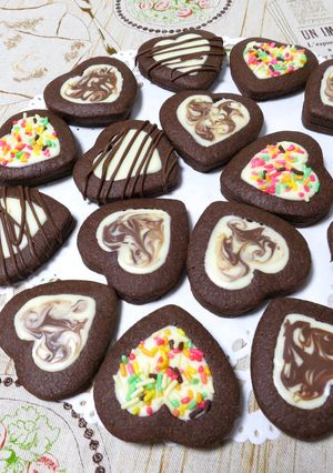 ハートのチョコクッキー♪-レシピのメイン写真