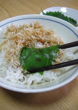 超簡単めし✿大葉巻き巻きじゃこご飯♪-レシピのメイン写真