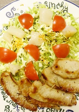 簡単！焼くだけハーブ豚トロ～★夫の料理-レシピのメイン写真