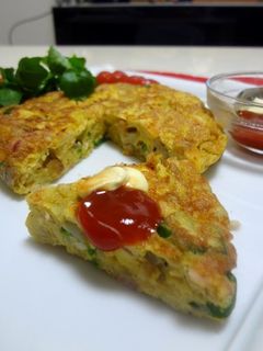 菊芋とオクラのオープンオムレツ-レシピのメイン写真