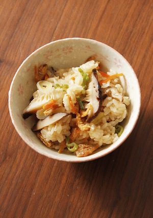 干し椎茸・干しエビの土鍋炊きおこわ-レシピのメイン写真