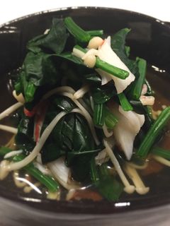 ほうれん草とえのきのおひたし-レシピのメイン写真