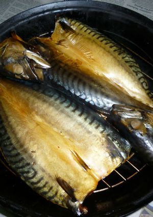 汐鯖の開きの燻製-レシピのメイン写真