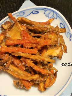 残り物アレンジ!きんぴらごぼうのかき揚げ-レシピのメイン写真