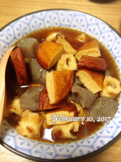 竹輪とコンニャクベースの煮物-レシピのメイン写真