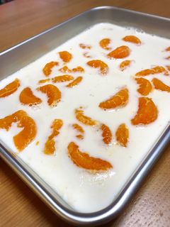 生みかん牛乳寒天-レシピのメイン写真