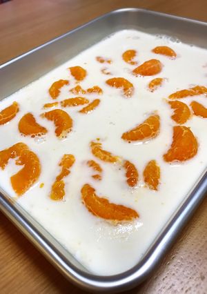 生みかん牛乳寒天-レシピのメイン写真