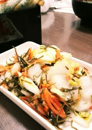 15分でできちゃう‼白菜と人参の浅漬け-レシピのメイン写真