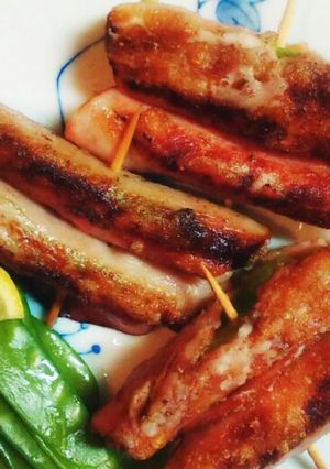 アスパラハム串-レシピのメイン写真