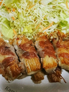 巻いて焼くだけ♪豚バラのえのき巻き♪-レシピのメイン写真